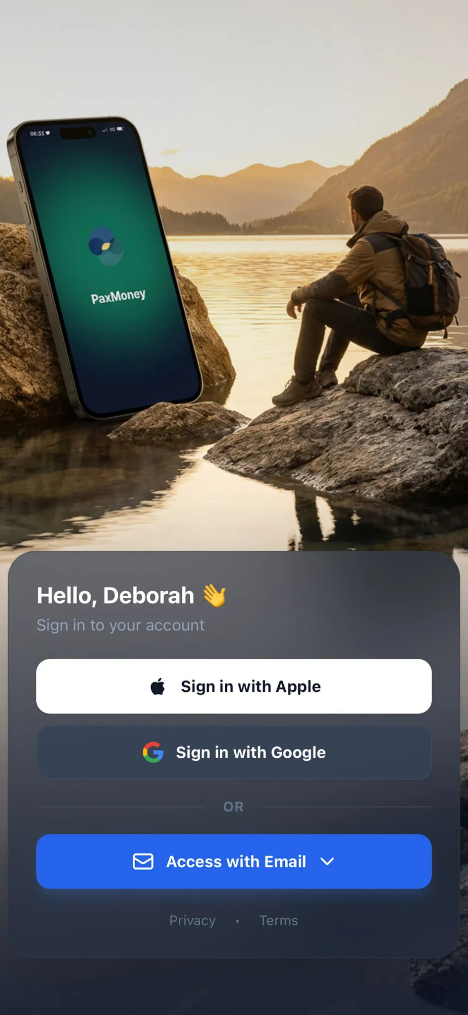 Login Screen